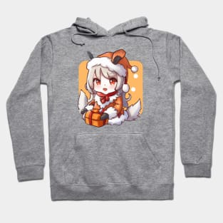 Cute Rabbit Drawing Hoodie